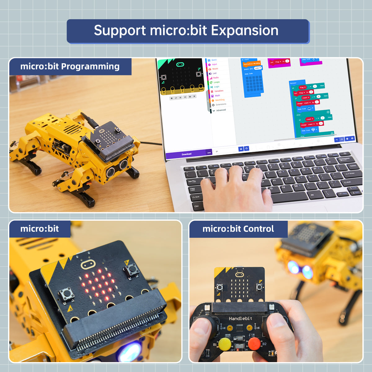 Hiwonder MechDog Open Source AI Robot Dog with AI Vision & Voice Interaction, Programmable with Scratch, Arduino, and Python Hiwonder MechDog Open Source AI Robot Dog with AI Vision & Voice Interaction, Programmable with Scratch, Arduino, and Python